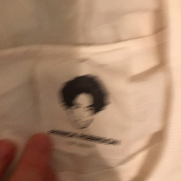 Patrick Robinson for Target blouse/tunic nwt white M print ad item - Picture 2 of 6